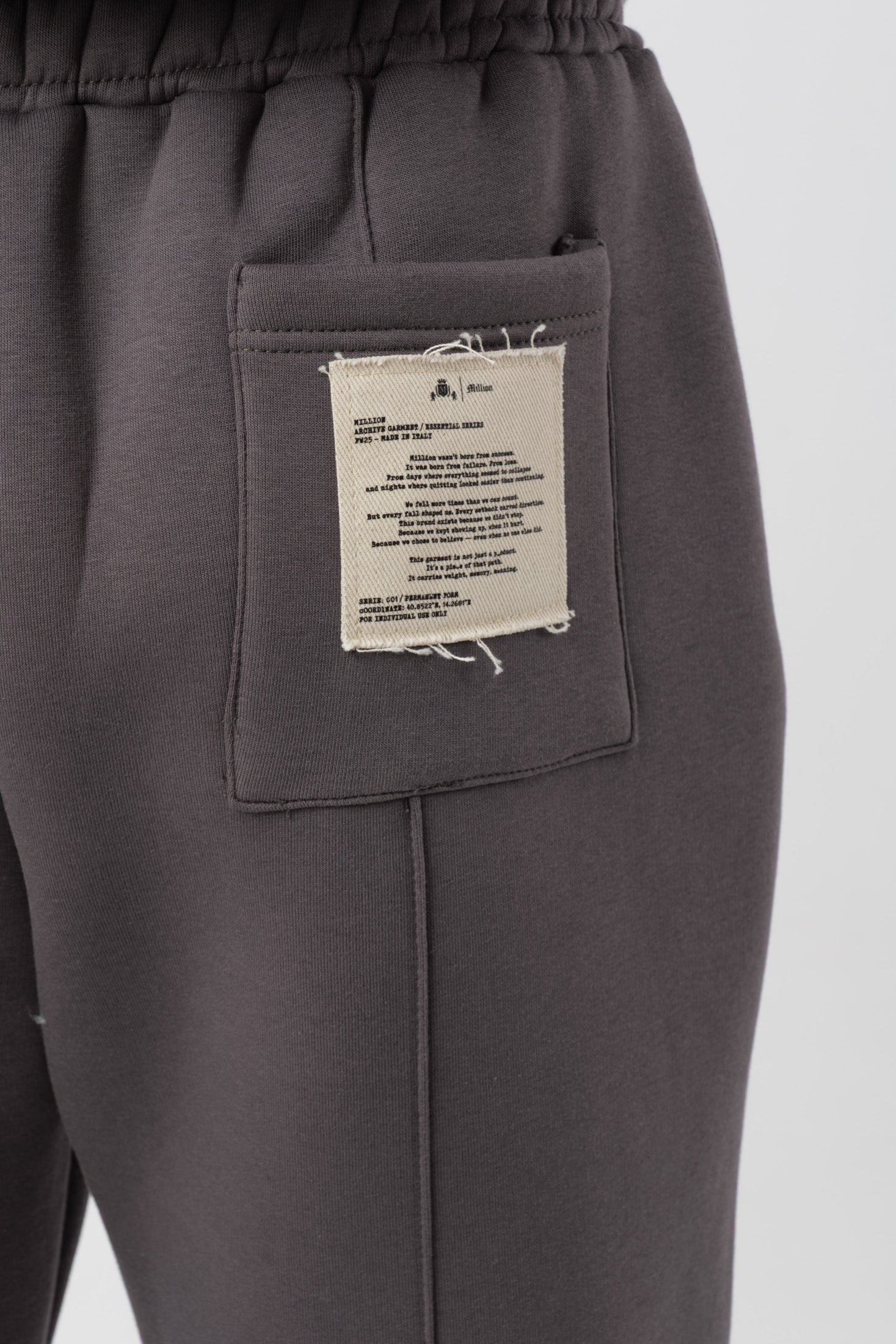 Jogginghose 'Archive' Bleigrau