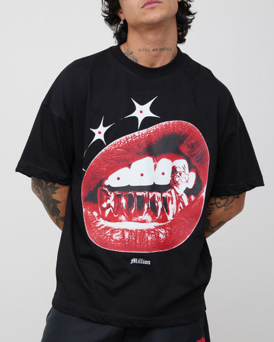T-Shirt Lips Nera