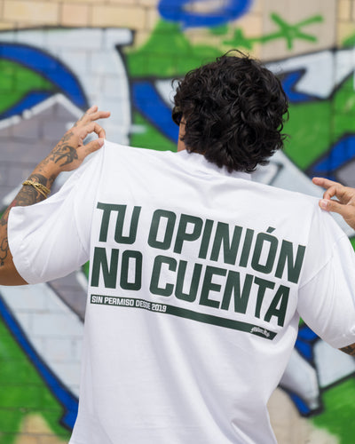 No Cuenta White T-Shirt
