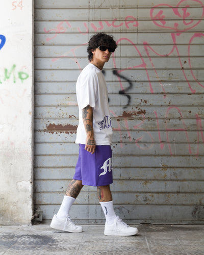 Shorts Logo Full Violett