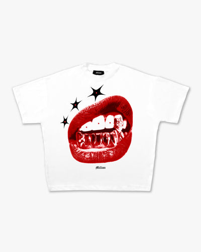 T-Shirt Lips Bianca