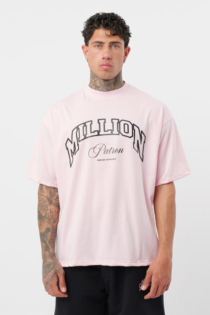 Weißes T-Shirt mit schwarzem Logo