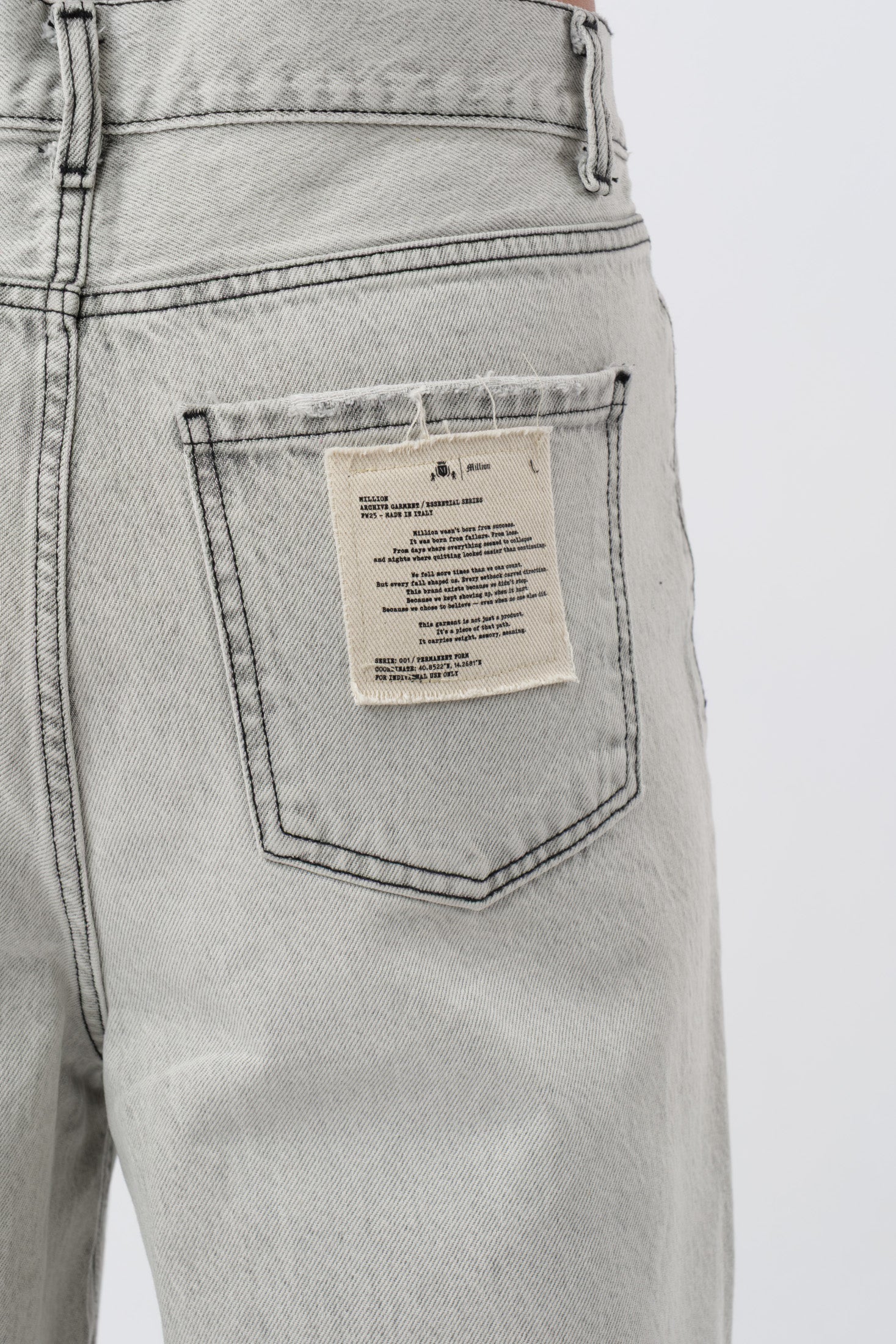 Archiv-Denim – Hellgrau