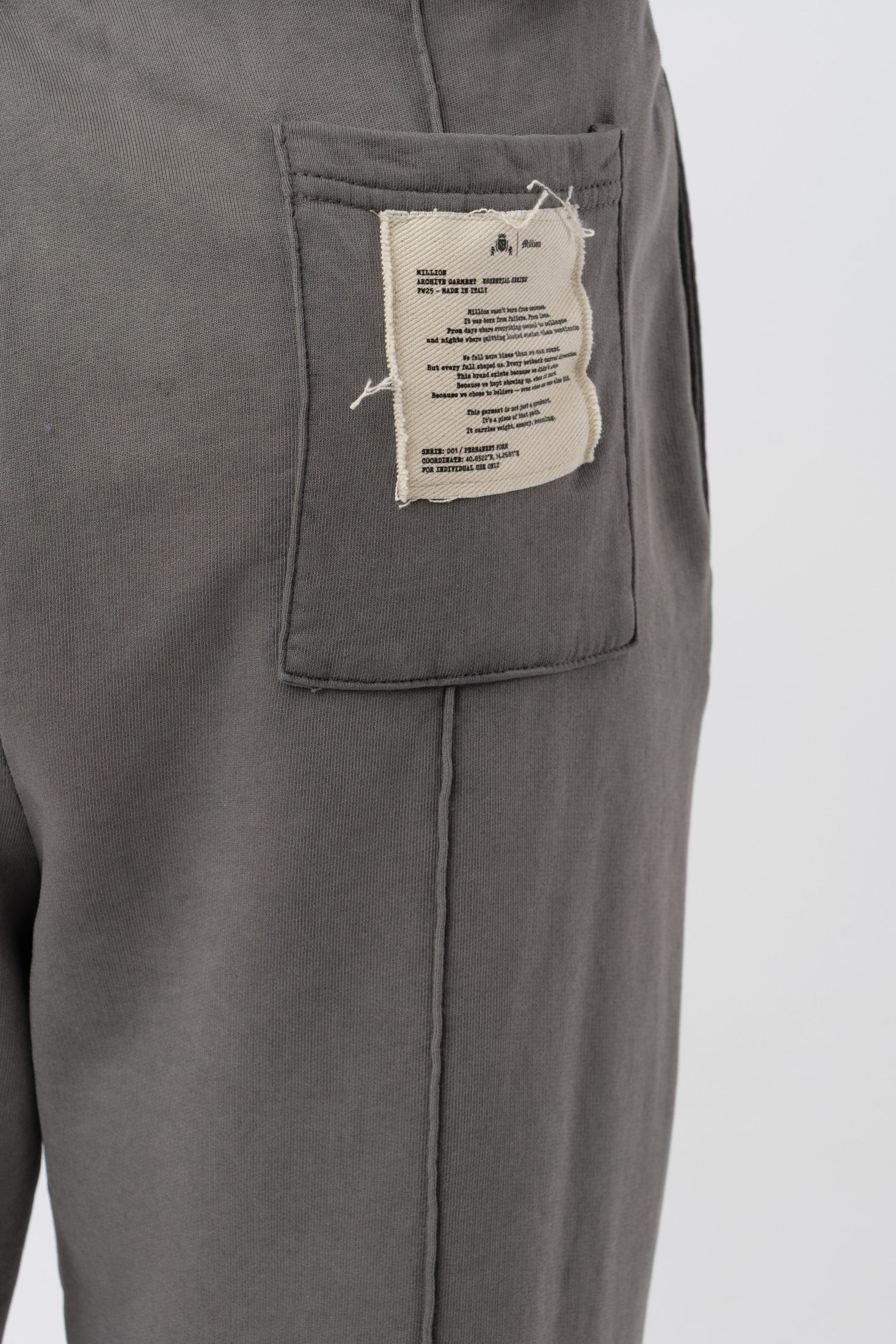 Jogginghose 'Archive' Bleigrau