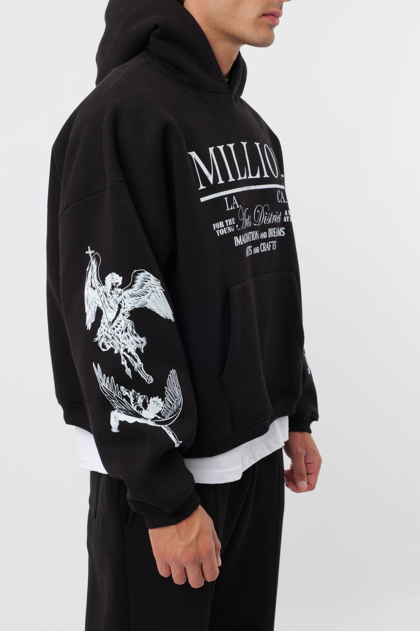 Schwarzer District Hoodie