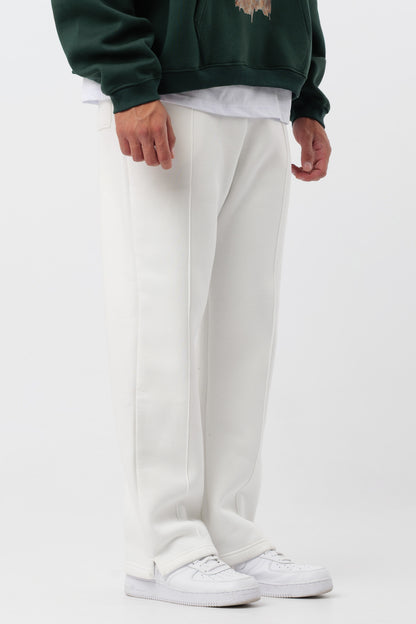 Jogginghose Logo Creme