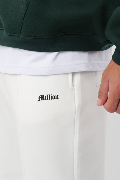 Jogginghose Logo Creme