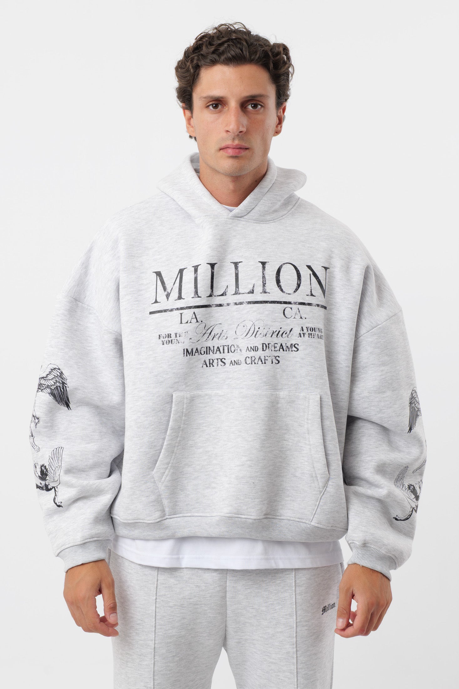 Kapuzenpullover Grey District