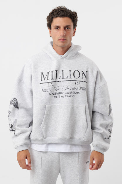 Kapuzenpullover Grey District