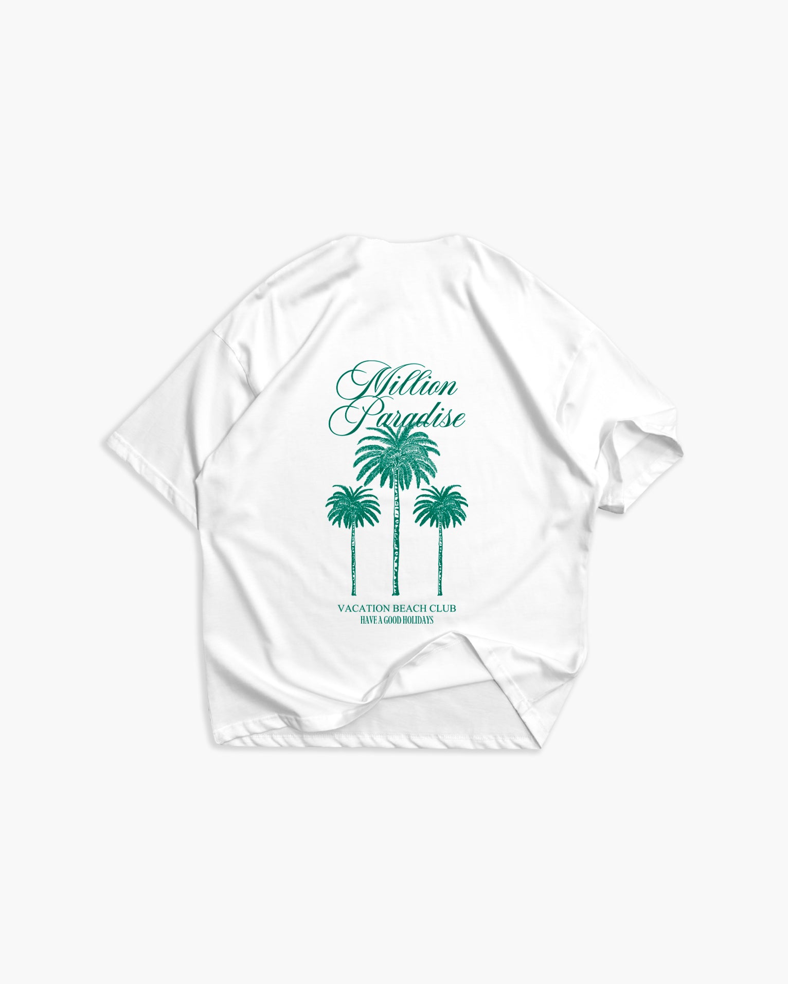 Weißes T-Shirt mit schwarzem Logo