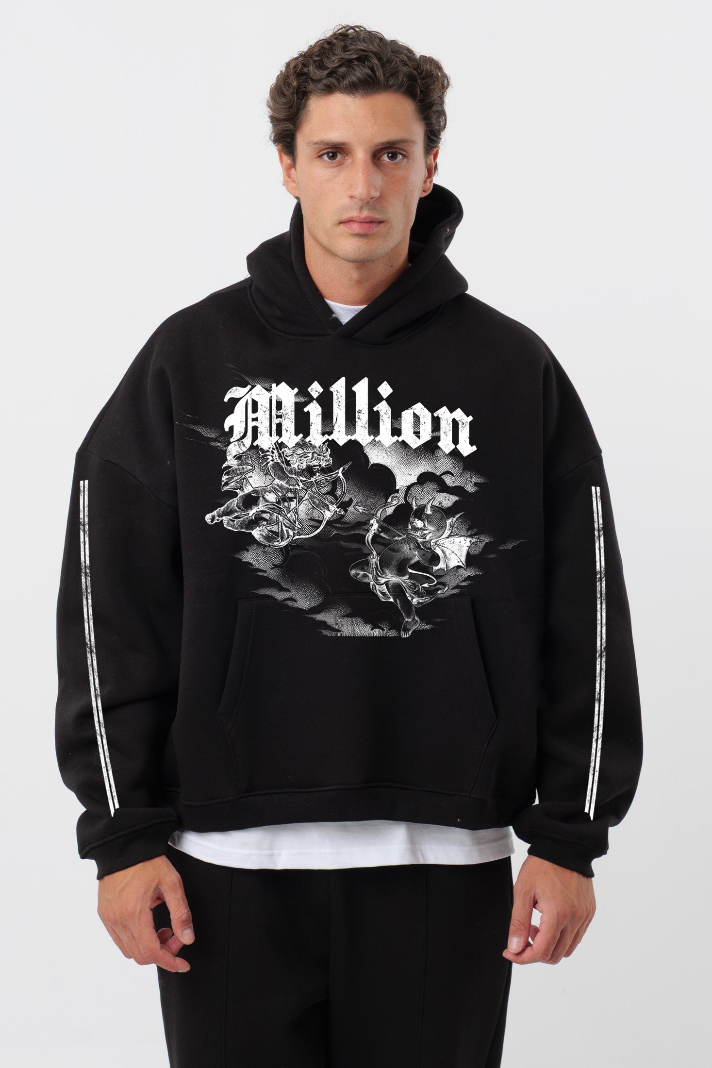 Schwarzer District Hoodie
