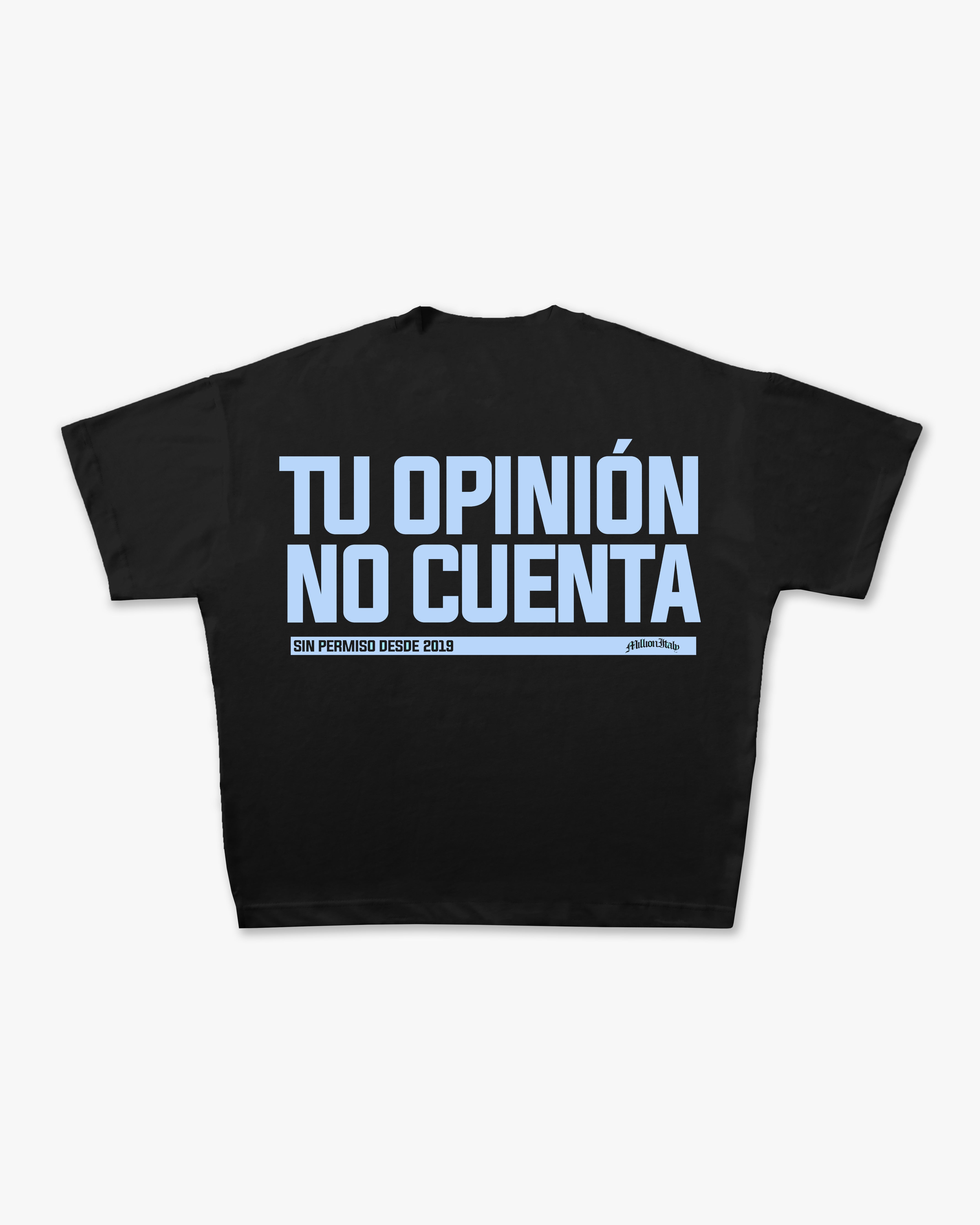 No Cuenta Black T-Shirt